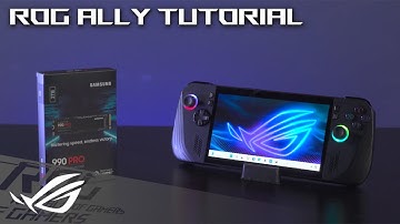 ROG Ally Tutorial Video - Hoe u een SSD vervangt en upgradet