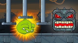 New Cartoon game Red Ball 4 and Om Nom Gloomy Factory Boss