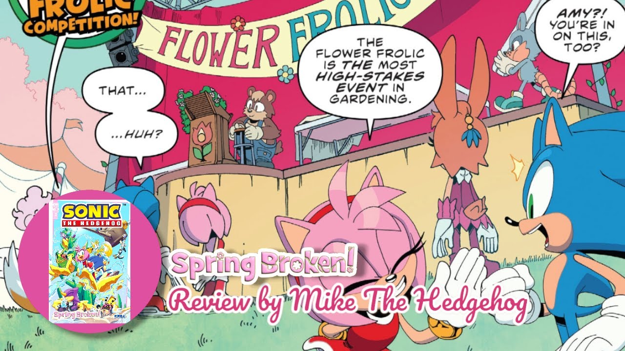 IDW Sonic Spring Broken Review By Mike The Hedgehog 4K - YouTube