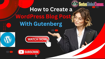 How to Create a WordPress Blog Post With WordPress New Content Editor Gutenberg #WordPress #Youtube