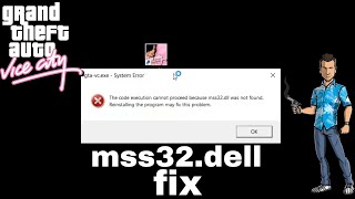 How to fix gta vice city error mss32.dll | mss32.dell | erroe fix | gta vc | M.R VK screenshot 4