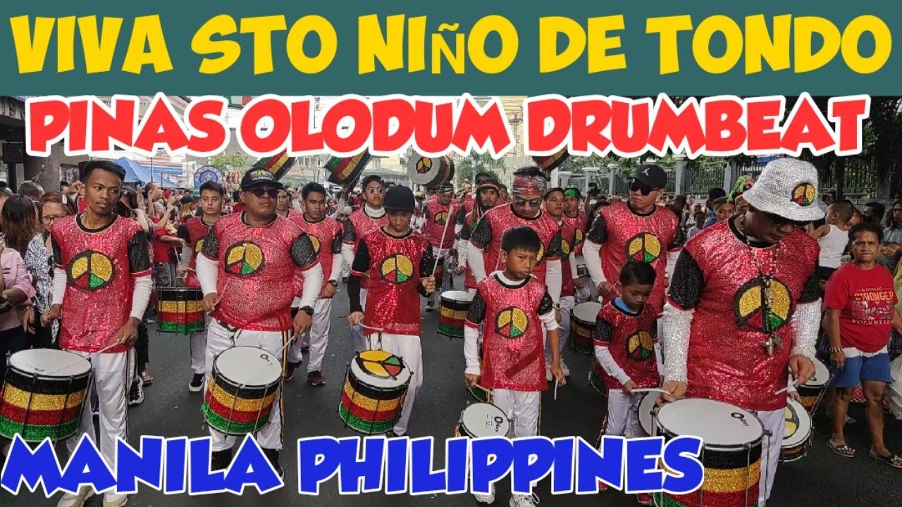 VIVA STO NIÑO DE TONDO 2020 | PINAS OLODUM DRUMBEAT | LAKBAYAW | MANILA PHILIPPINES