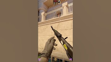 Molotov Stairs A On Anubis In CS2 #cs2 #shorts