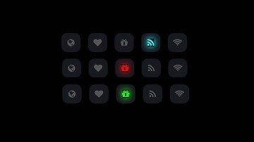 Glowing Gradient Icon Hover Effects  Html CSS and Fontawesome Icon | Tutorials Design