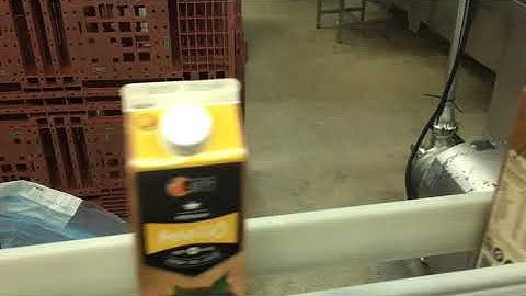 Leibinger Inkjet Printer Machine -JET2 Neo printing on Juice Box