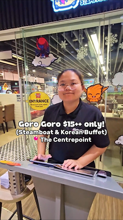 Most Crazy $15 Korean Steamboat Buffet at Orchard...🤯😩 GoroGoro Steamboat & Korean Buffet #foodie