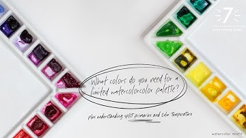 What are split primaries and choosing a limited color palette that is best for you?