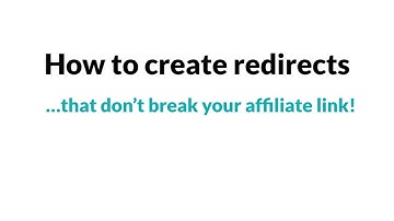How to create HTML redirects (that won