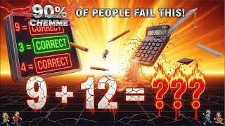 Live: 9   12 = ?? 90% of People FAIL This Simple Math Puzzle! 🤯💥 (10 Seconds or You Lose!)