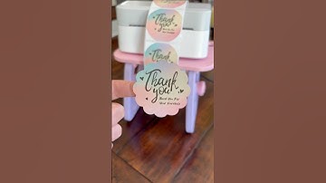 Easily create custom labels with a thermal printer! Visit the Linktree in my profile for supplies!