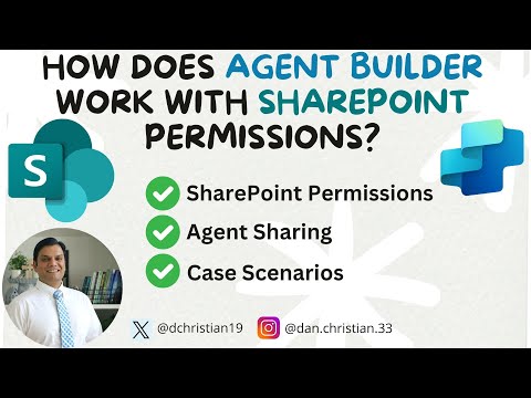 How does Agent Builder Respect SharePoint Permissions?