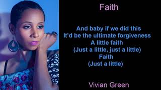 Watch Vivian Green Faith video