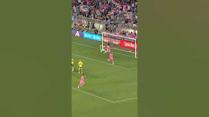 Leo Messi freekick goal vs Nashville 😮‍💨