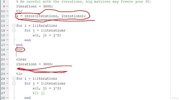 047 Special Matrices in MATLAB Part 2   Zeros Increase Your Code Speed 100 times