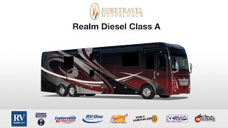 LUXURY MOTORHOME TOUR | Foretravel Realm Diesel Class A