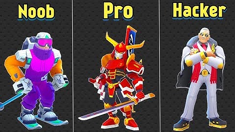 Noob Vs Pro Vs Hacker In Frag Pro Shooter !