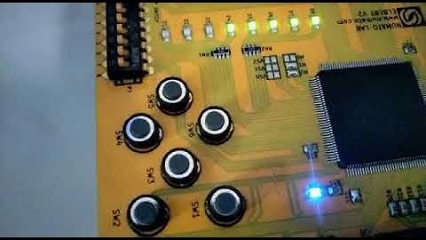 FPGA Programming : Demo of 4- bit Adder on FPGA board using VERILOG HDL