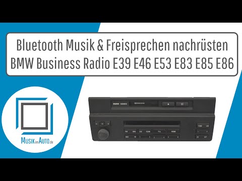 Bluetooth Musik & Freisprechen nachrüsten BMW Business Radio E39 E46 E53 E83 E85 E86