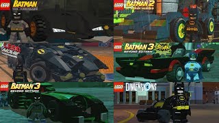 Batmobile Evolution in Lego Videogames!