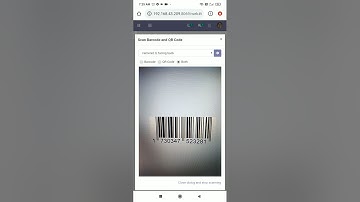 Product mobile barcode/QR code scanner | Odoo barcode/QR code