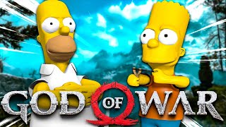 God of War pero son Los Simpson (MODS)