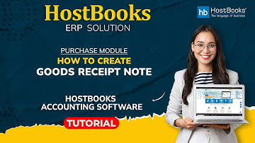 HostBooks ERP Solution : ( Purchase  Module ) : How to create Goods Receipt Note