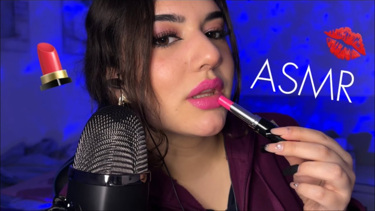 ASMR PROBANDO LABIALES QUE NO USO 💄😖