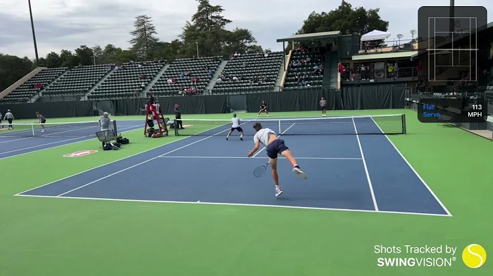 Stanford Mens Tennis Double Kopczynski/Sah vs Watt...