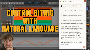 Control Bitwig Studio with Natural Language