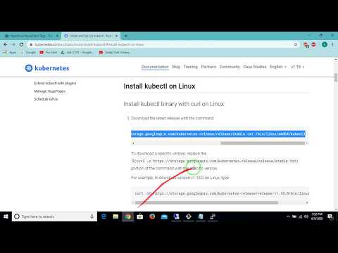 Installation of Kubernetes