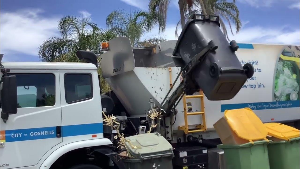 City of Gosnells garbage 31157 Arm stuffed on some bins YouTube