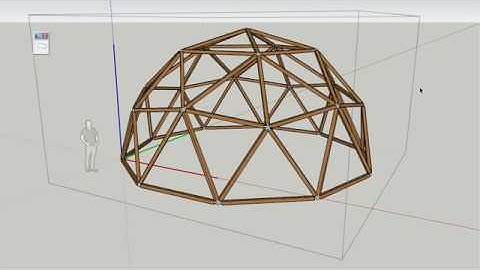 Eneroth Pipe for SketchUp: Geodesic Dome