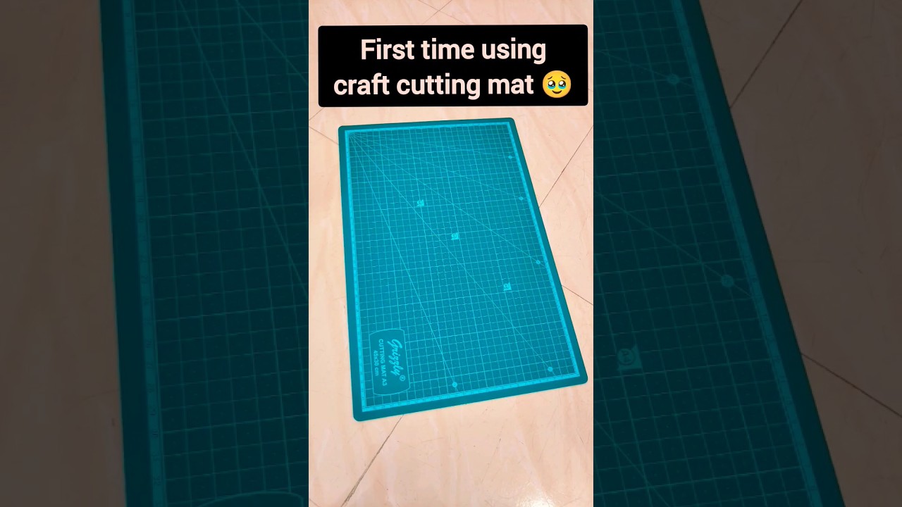 Trying Craft Cutting mat for the first time! 😲 #shorts 