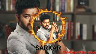 Sarkar title card bgm,Thalapathy vijay