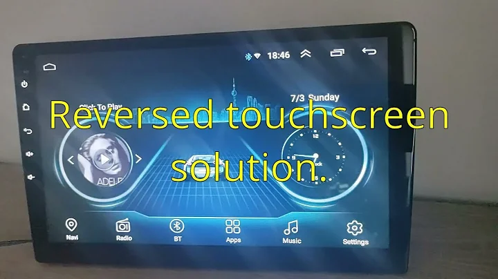Android car stereo touchscreen problem solved - fixed. - new video available - see description