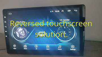 Android car stereo touchscreen problem solved - fixed. - new video available - see description