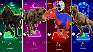 🦖 Indoraptor vs Jurassic World vs T-Rex Spider Man vs The Good Dinosaur | Coffin Dance 🪩