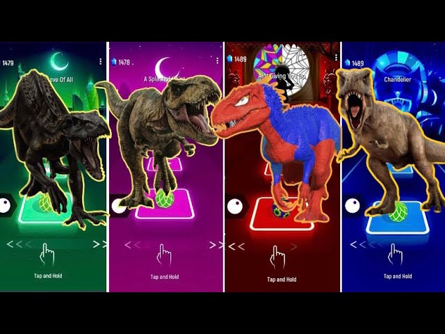🦖 Indoraptor vs Jurassic World vs T-Rex Spider Man vs The Good Dinosaur | Coffin Dance 🪩 class=
