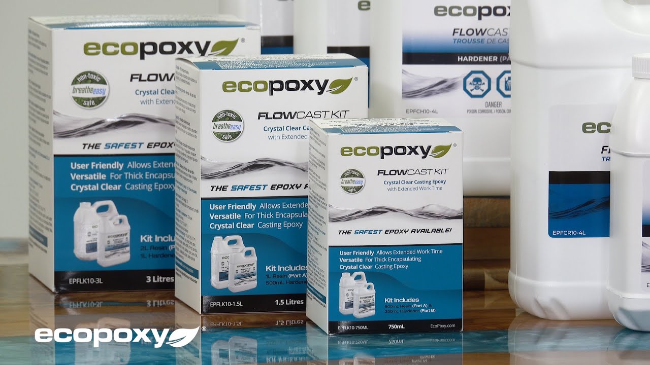 Kit 1,5 L resina epossidica FlowCast EcoPoxy — Brycus