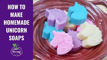 Homemade Unicorn Soaps Video Slideshow