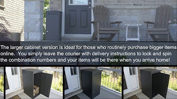 ParcelWirx Locking Drop Box