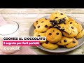 Cookies con gocce di cioccolato: il segreto per farli perfettamente rotondi e super golosi