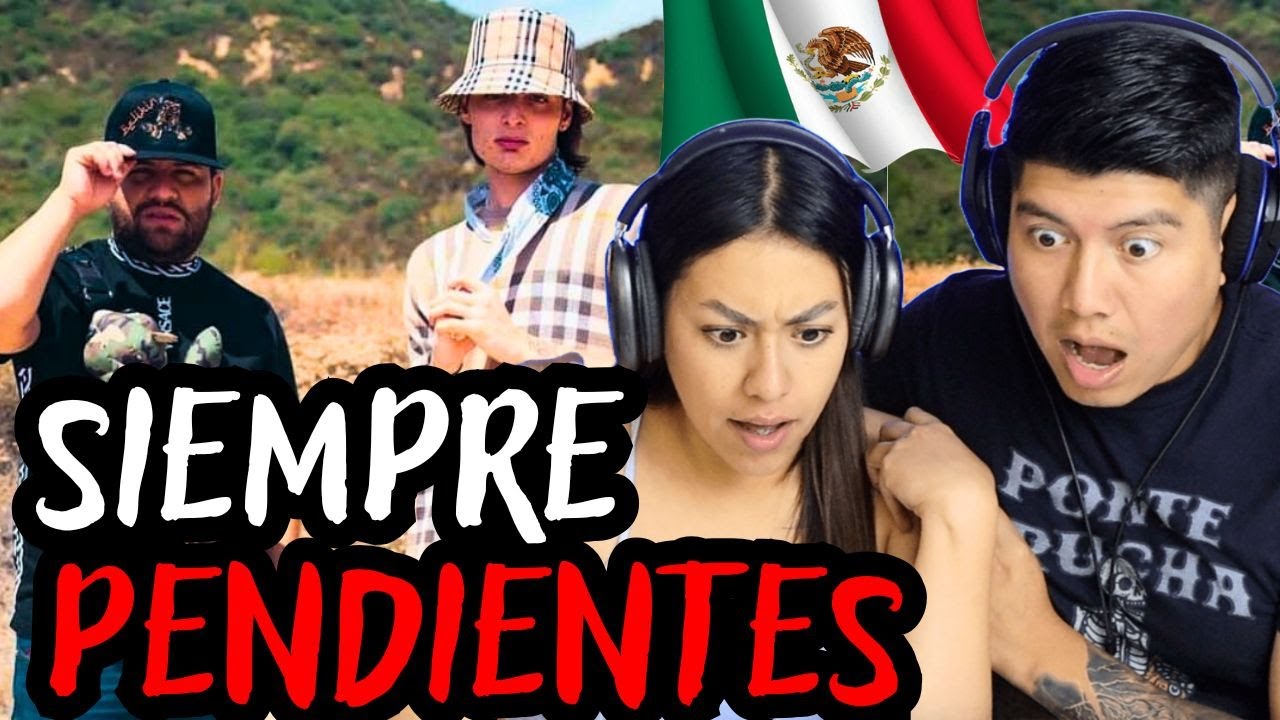 ESTO FUE MUY VIRAL!! Luis R Conriquez, Peso Pluma - Siempre Pendientes [Video Oficial] REACCIÓN