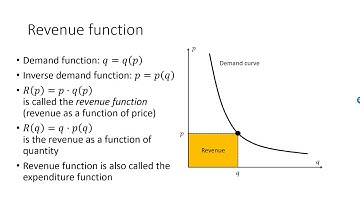 Revenue function