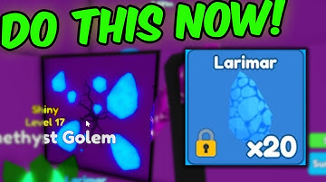 *NEW* FASTEST WAY to get a lot of LARIMARS | Roblox MINING SIMULATOR 2!