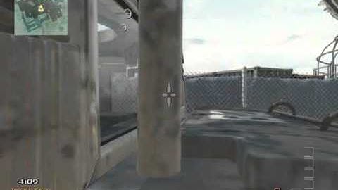 MW3 quick scope sorta with throwing knife