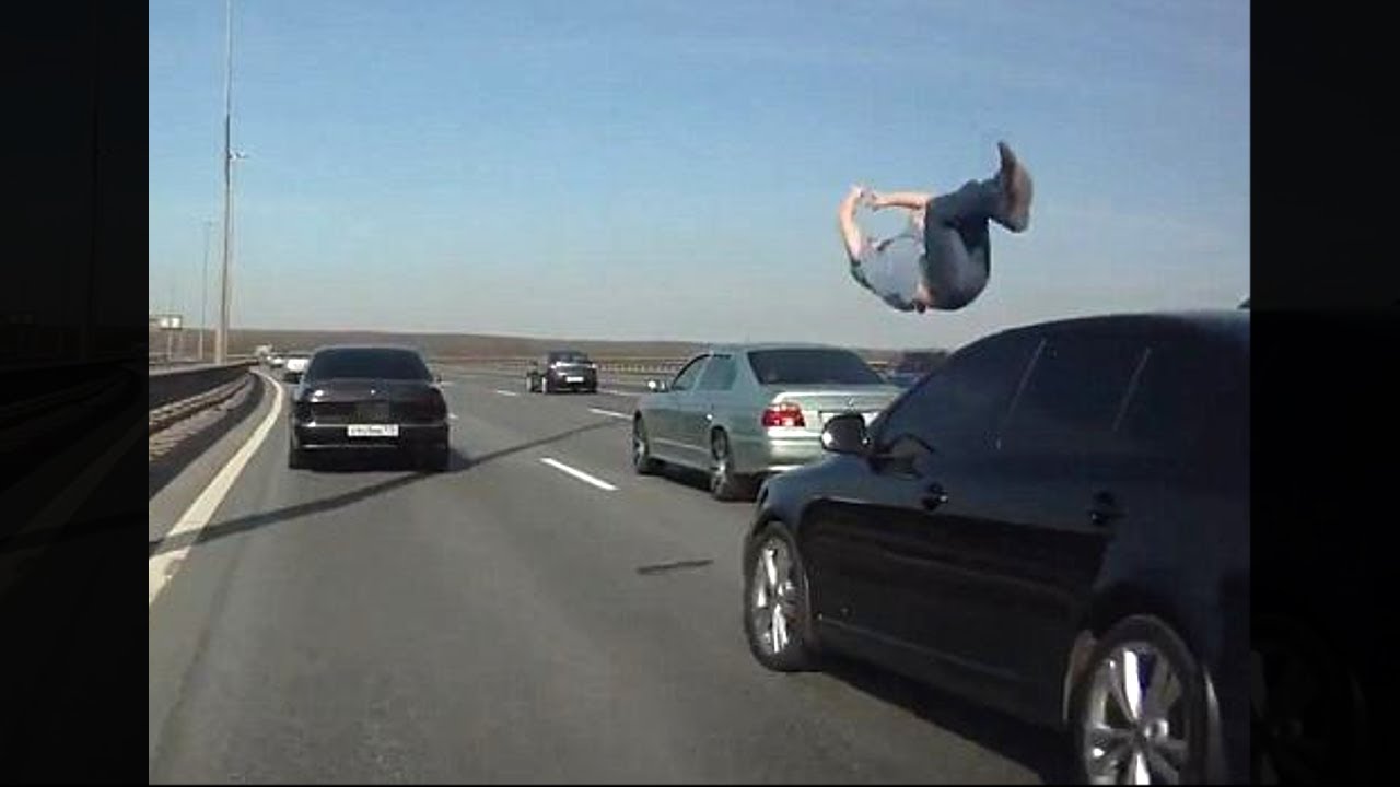 Guy Gets Hit By Car And Lands On Feet Guy Gets Hit By Car And Lands On Feet