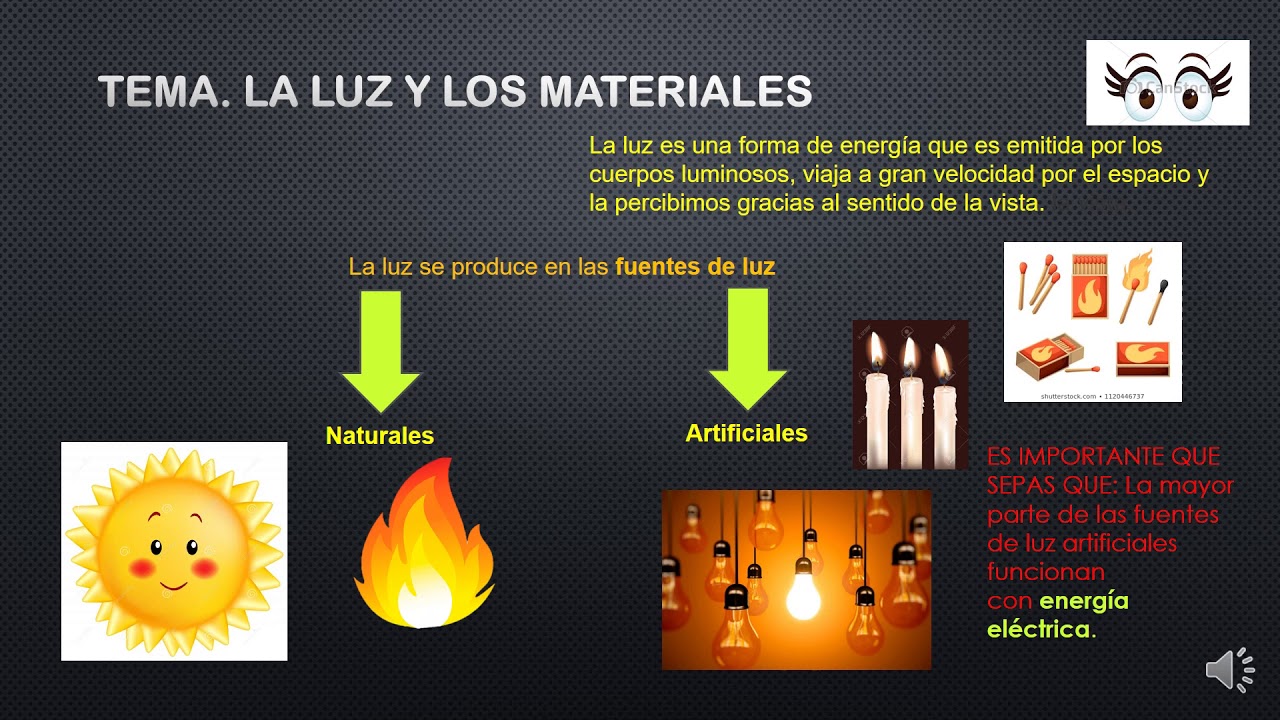 LA LUZ Y LOS MATERIALES (CIENCIAS NATURALES) YouTube