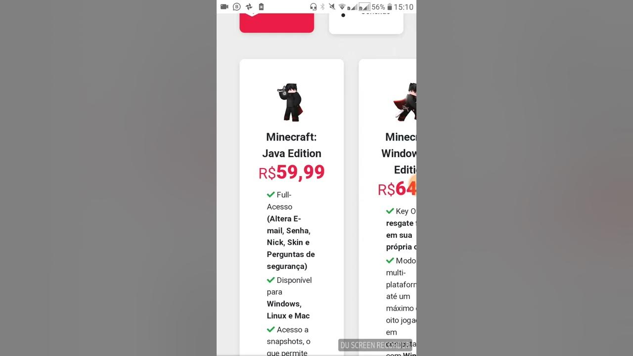 smooqy - A melhor loja de Minecraft Original, mais confiável e barata do  mercado!