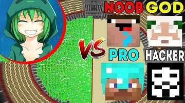 Minecraft Battle: Noob vs PRO vs HACKER vs GOD : ZOMBIE GIRL APOCALYPSE Challenge - Animation